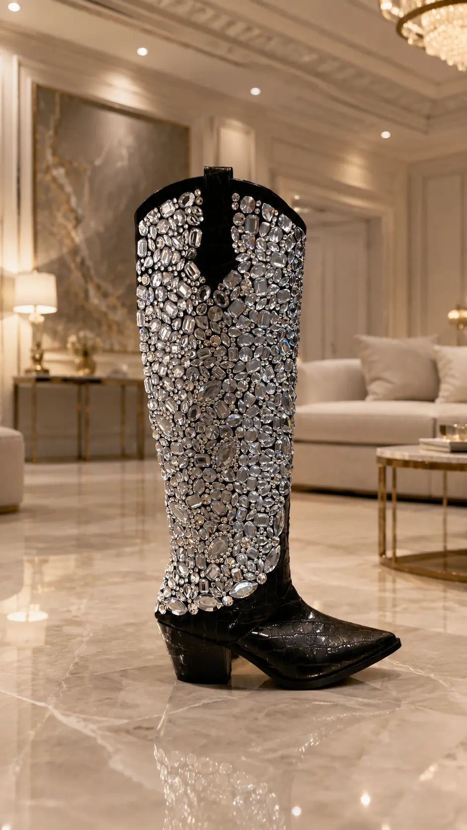 Texana Cristal Coroa de Diamantes