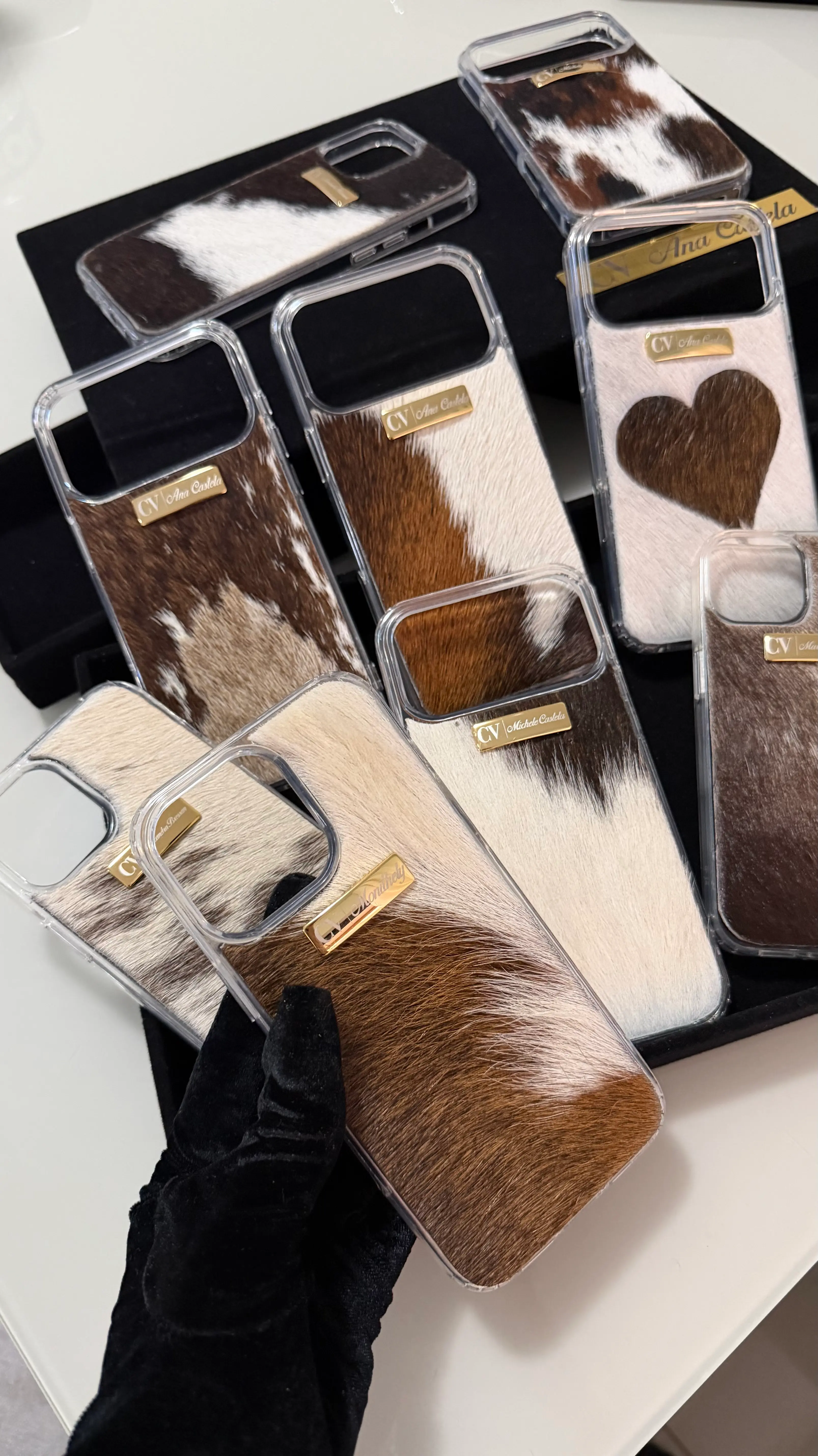 Mídia 2 de Capinhas de Couro Personalizadas