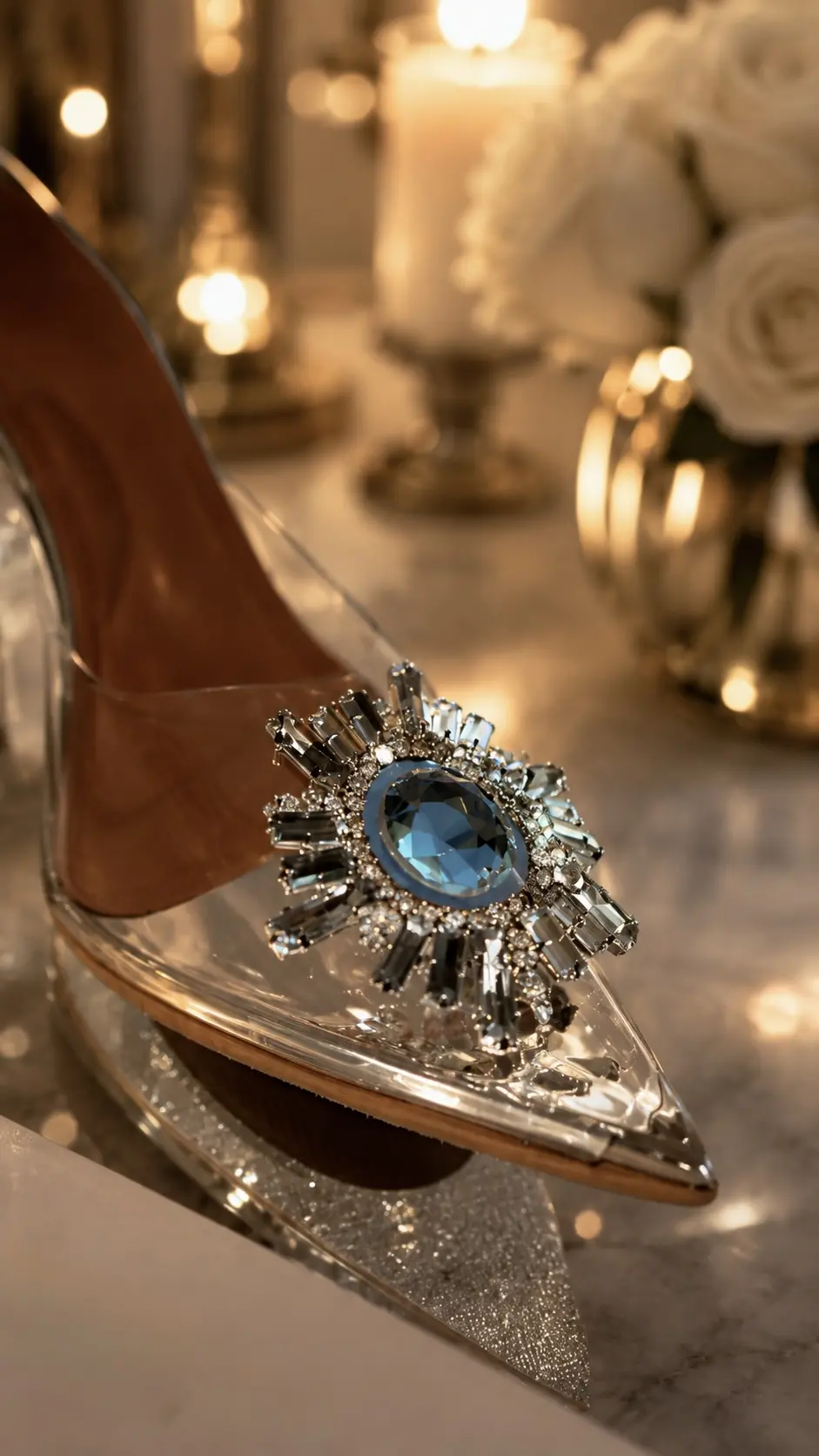 Scarpin Cristal Glass